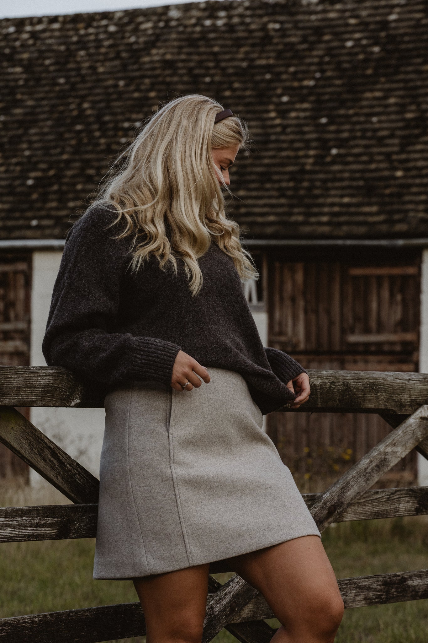 VMFORTUNEALLISON Skirt - Silver Mink